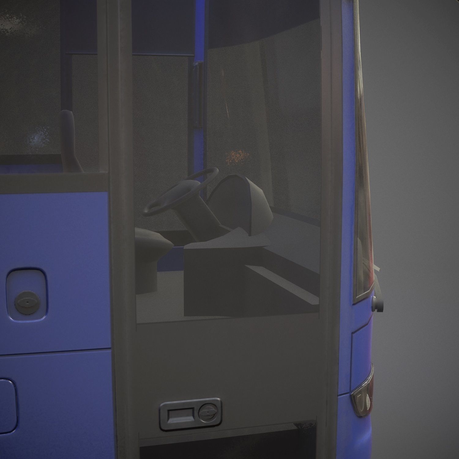 City Bus Game Ready Low-poly 3D model_12
