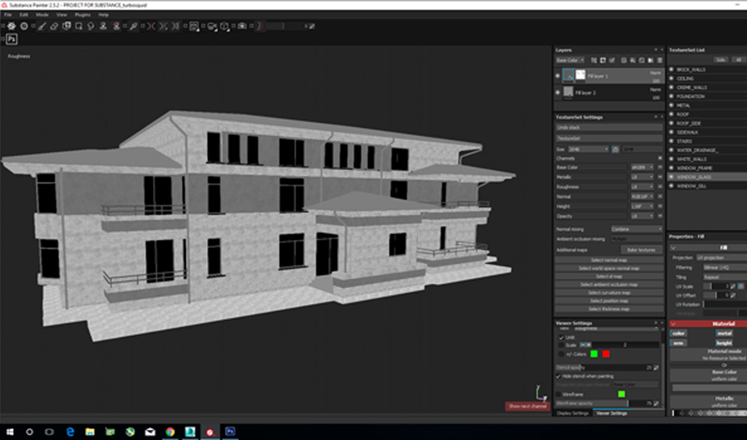 Apartment Building Game Ready Low-poly 3D model_17