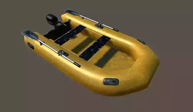 Realistic boat inflatable