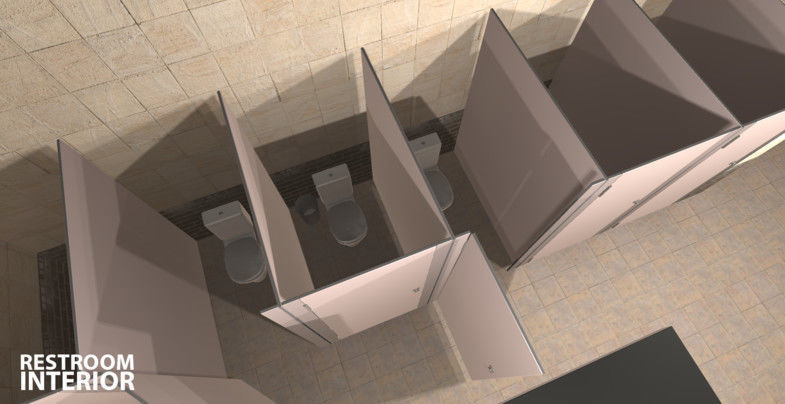 Restroom - interior Low-poly 3D model_8