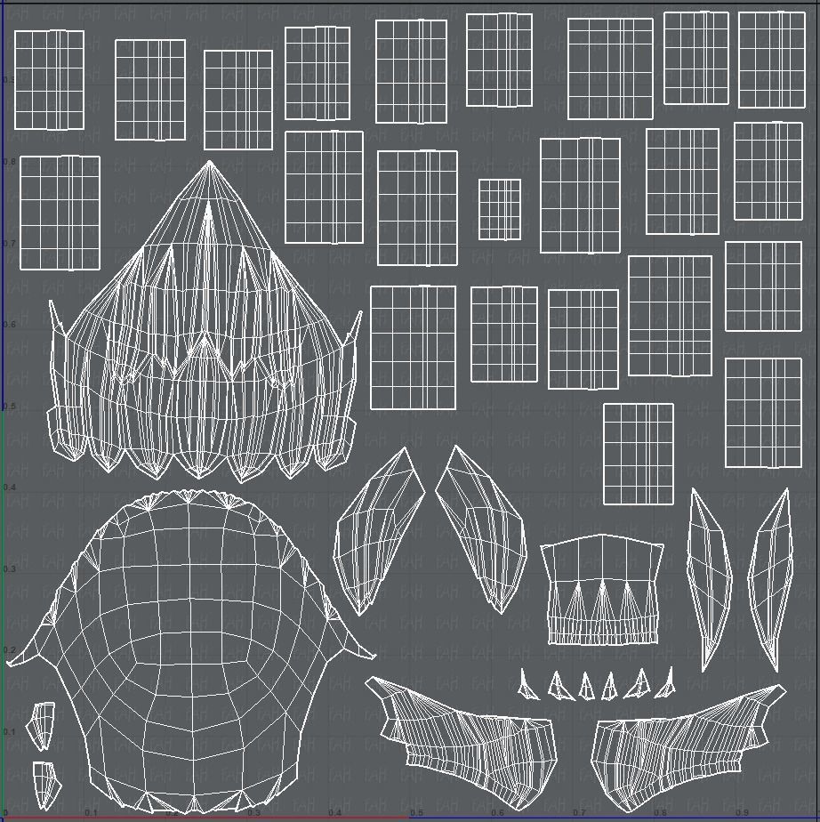 3D Hair style for Man V07 Low-poly 3D model_45