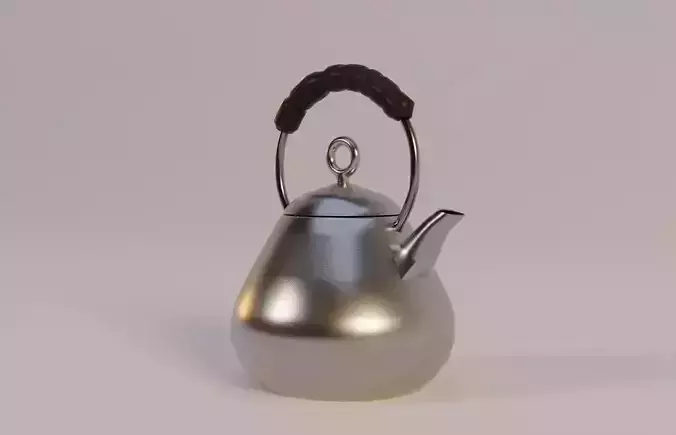 Modern Design Metal Teapot