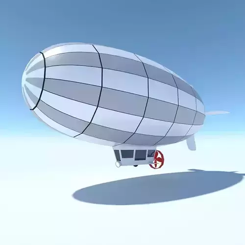 Generic Blimp Stylized LowPoly
