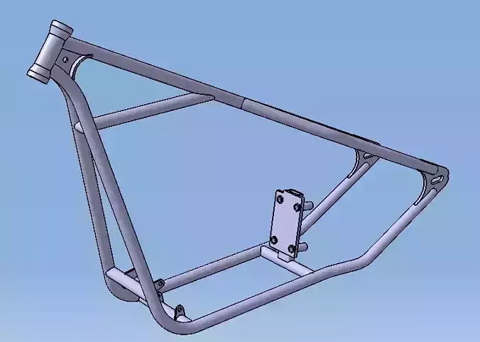 Harley Davidson sportster chopper frame