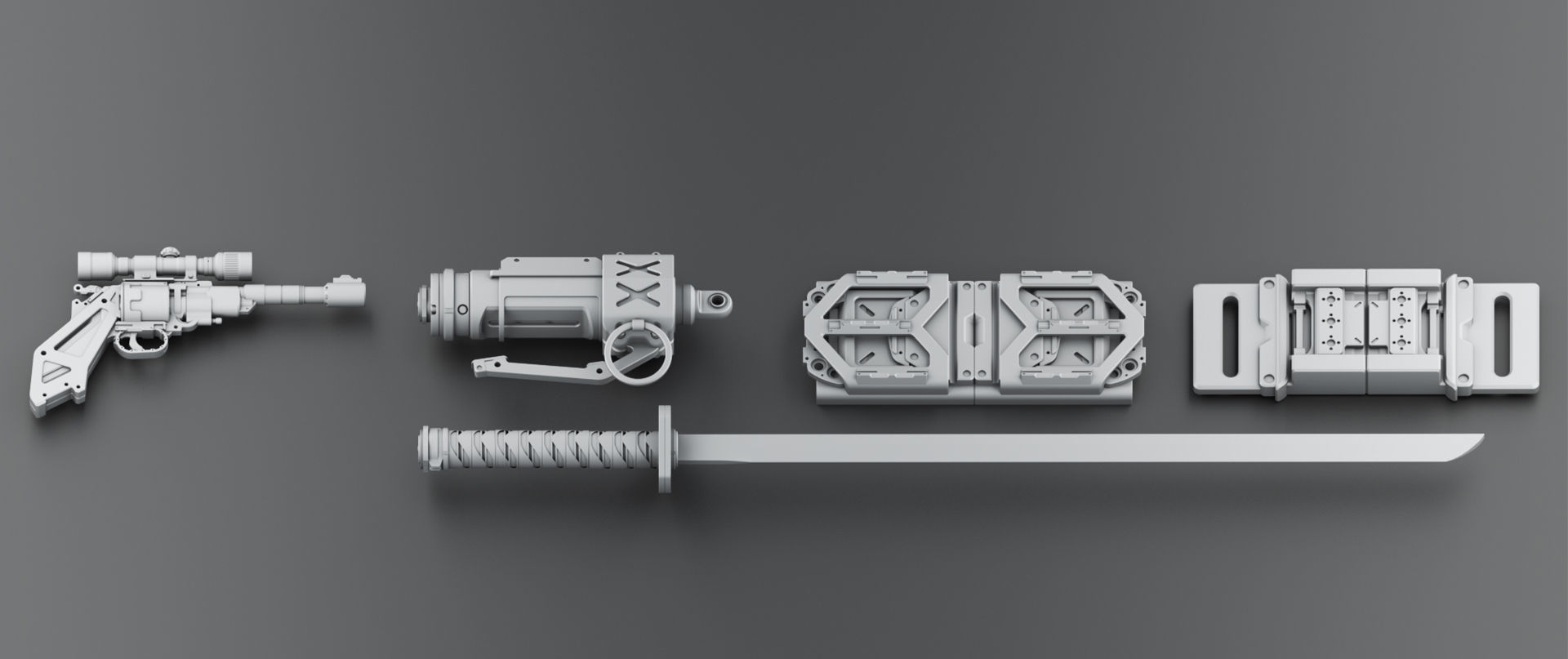 Hard Surface KitBash Volume 3 3D model_15