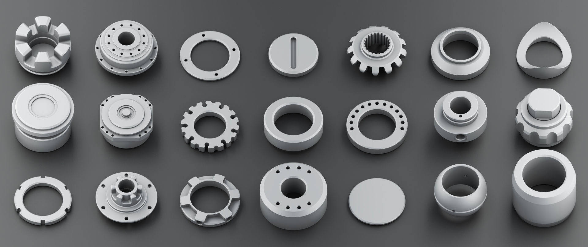 Hard Surface KitBash Volume 3 3D model_6