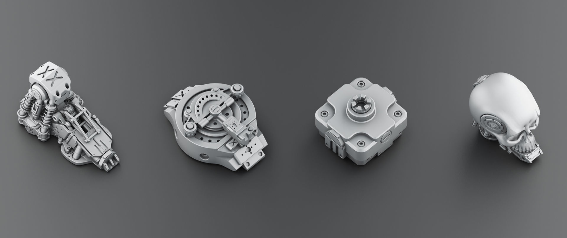 Hard Surface KitBash Volume 3 3D model_11