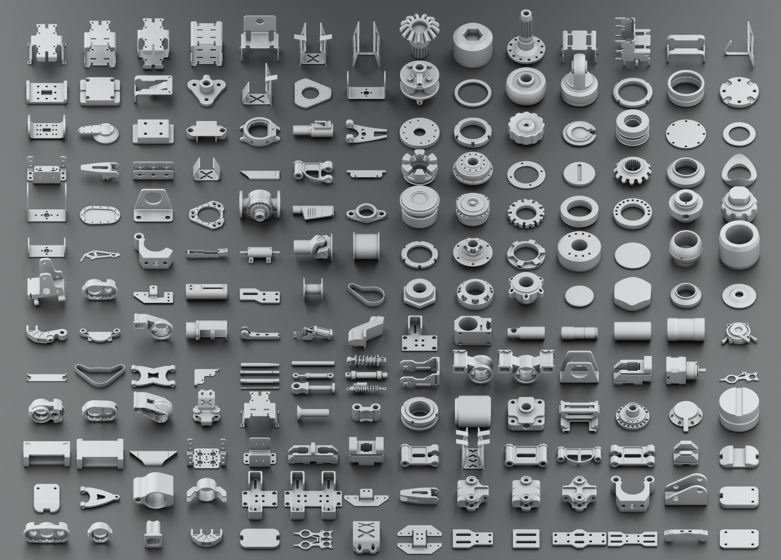 Hard Surface KitBash Volume 3 3D model_2