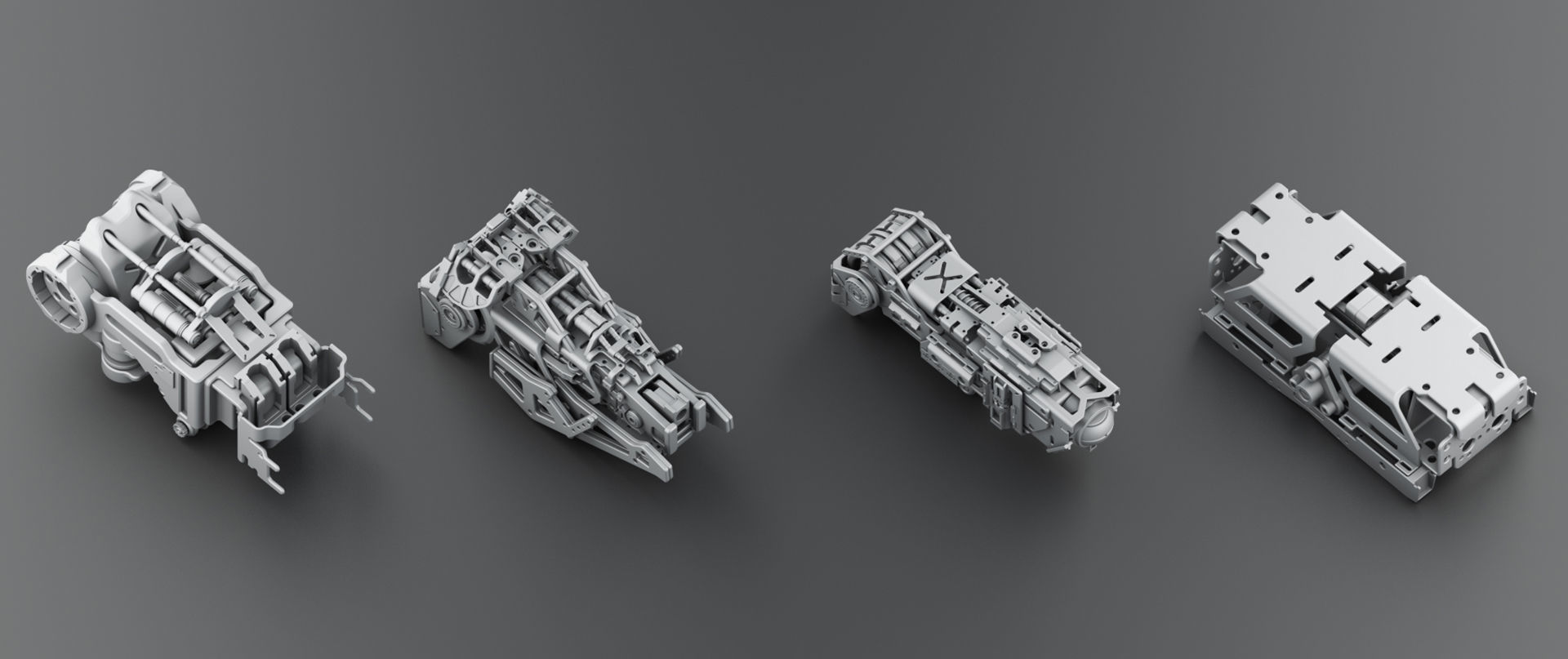 Hard Surface KitBash Volume 3 3D model_14