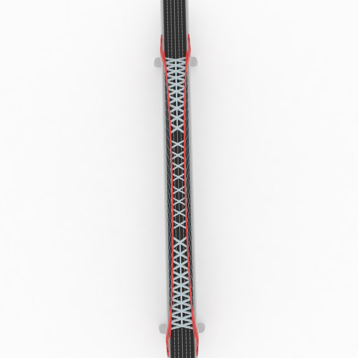 Bridge Bugrinsky Stylized low poly  Low-poly 3D model_7