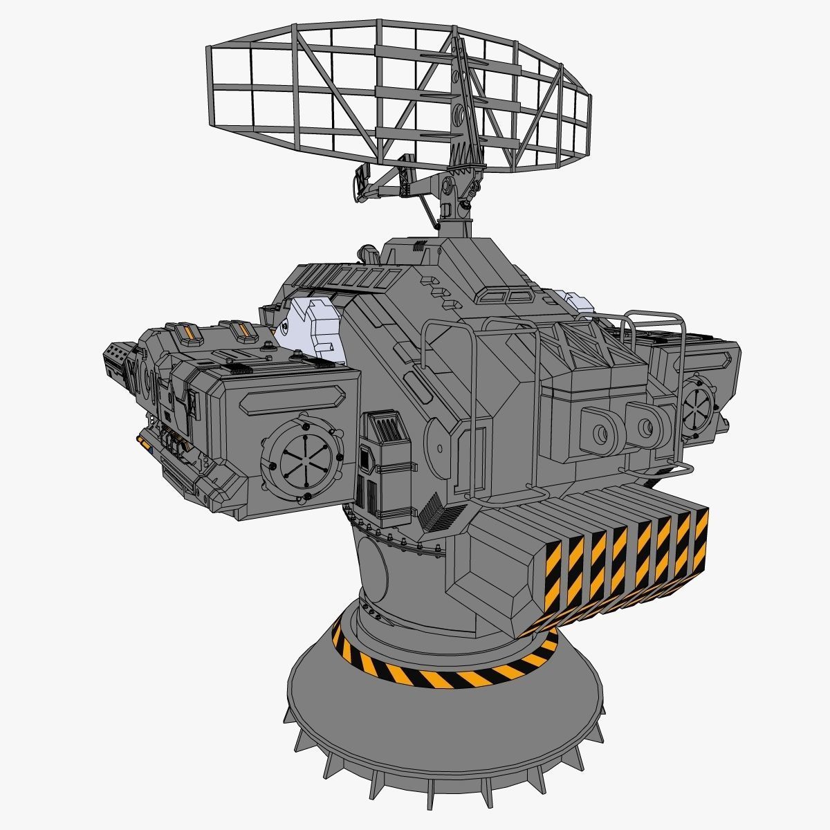 Sci-Fi Weapon Collection 3D model_6