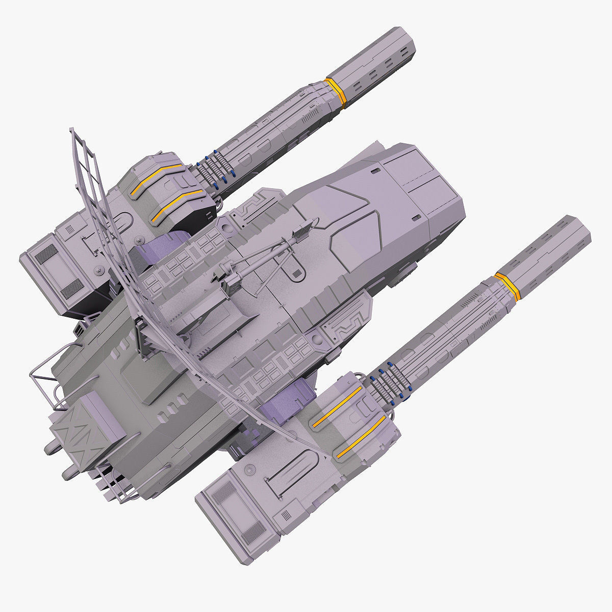 Sci-Fi Weapon Collection 3D model_5