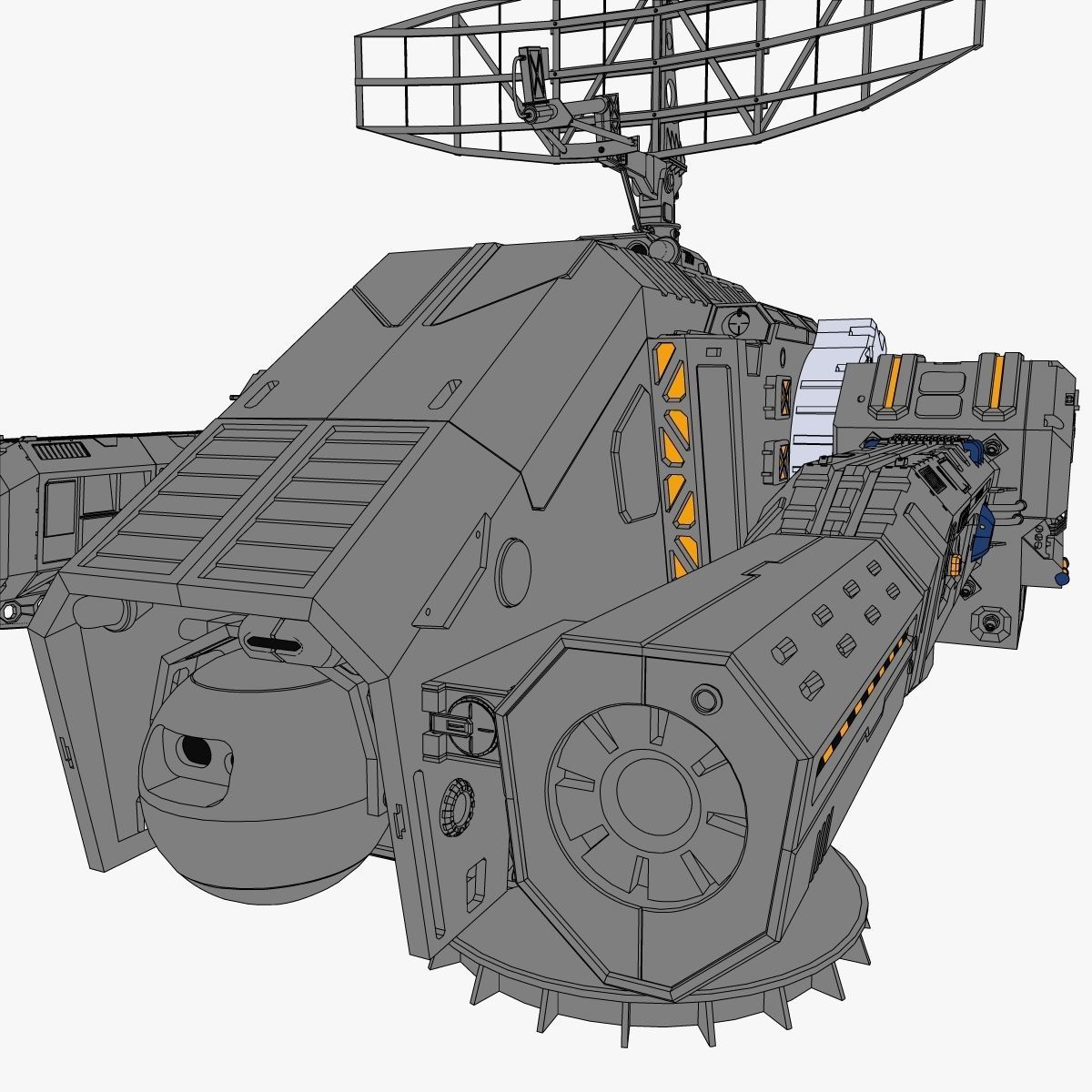 Sci-Fi Weapon Collection 3D model_8