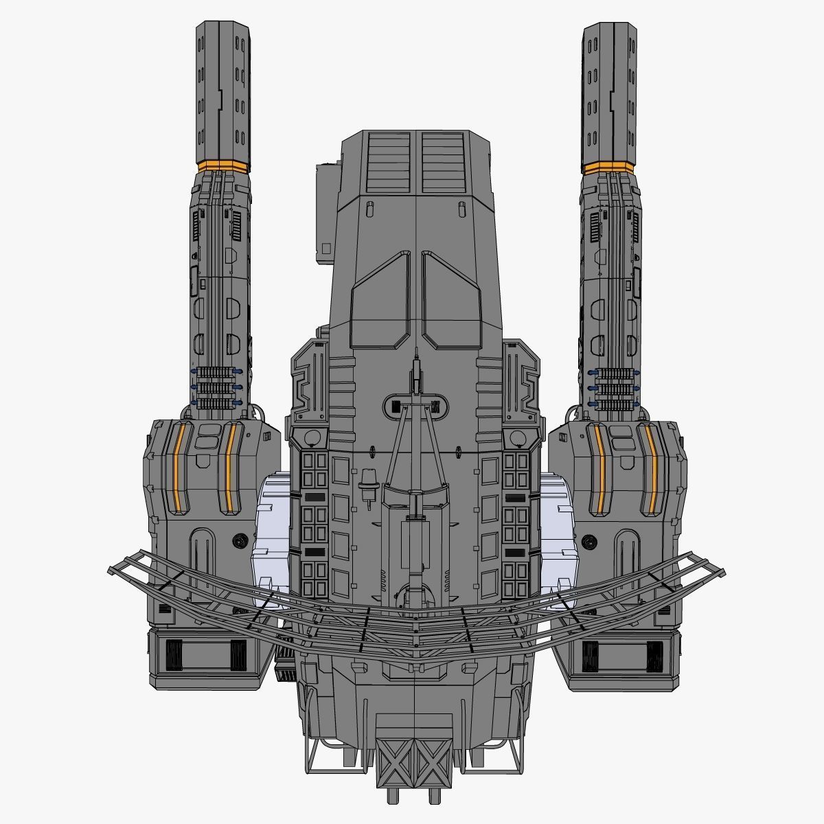 Sci-Fi Weapon Collection 3D model_13