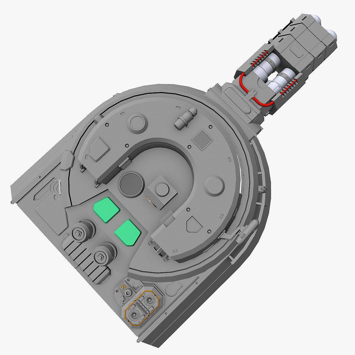 Sci-Fi Weapon Collection 3D model_18