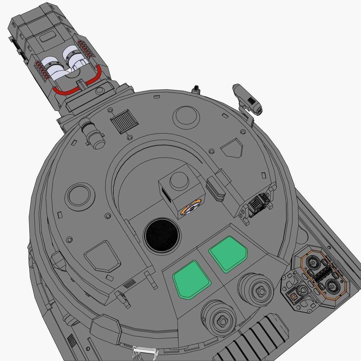 Sci-Fi Weapon Collection 3D model_23