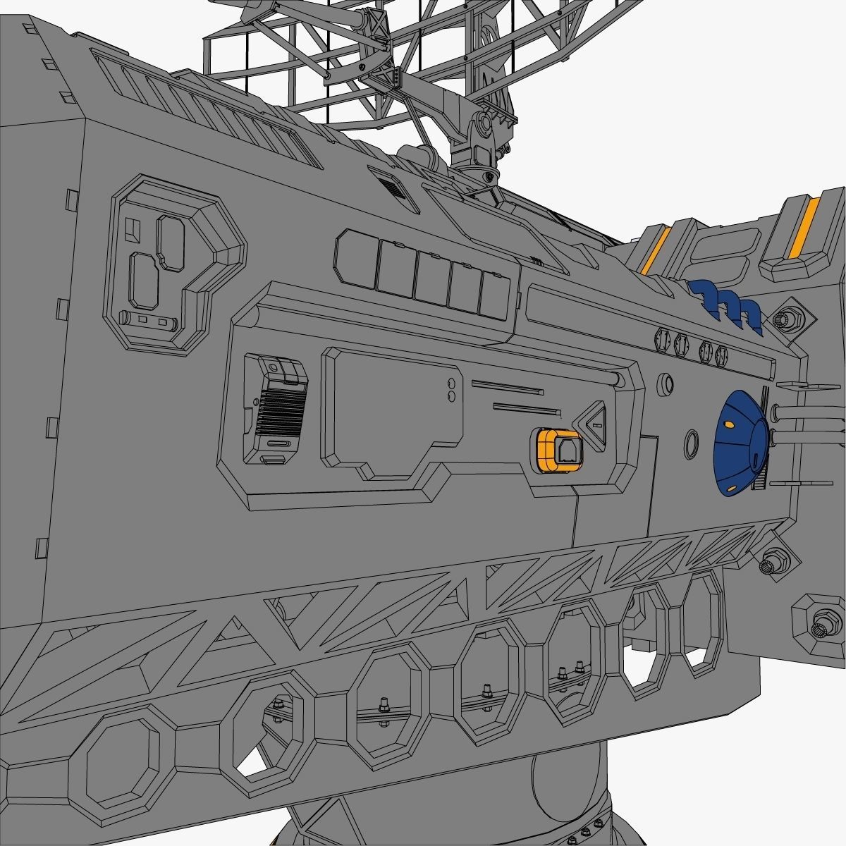 Sci-Fi Weapon Collection 3D model_9