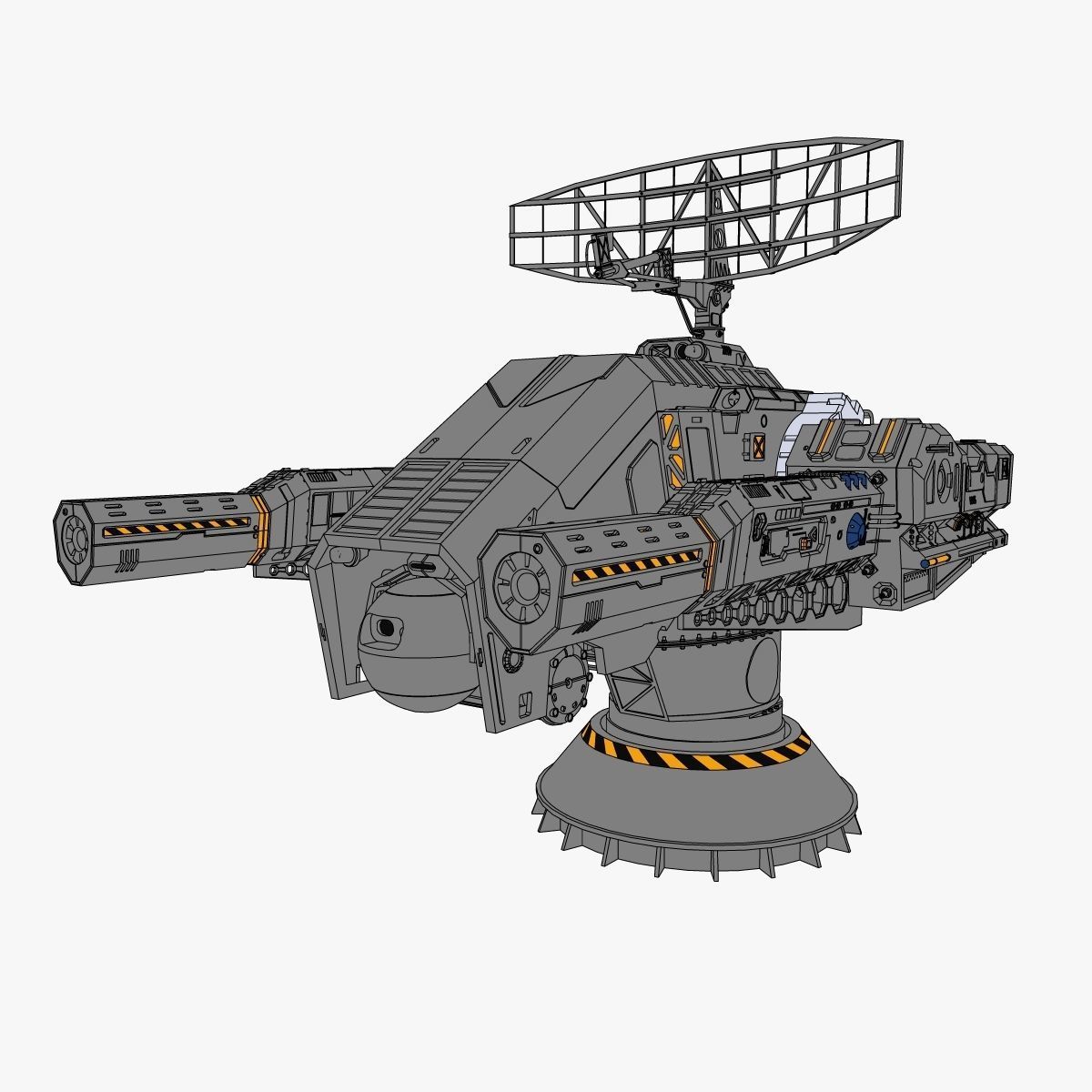 Sci-Fi Weapon Collection 3D model_7