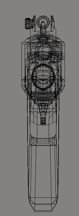 620 FS Tactical Shotgun LOW POLY Low-poly 3D model_13