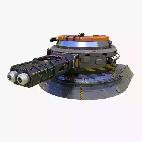 Sci-Fi heavy plasma turret