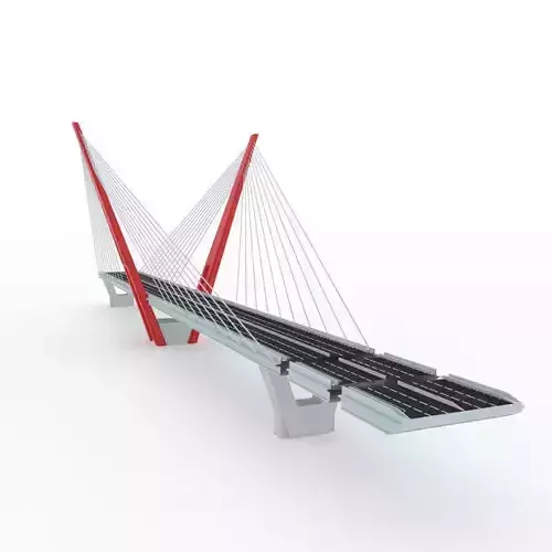 Third bridge Stylized low poly 