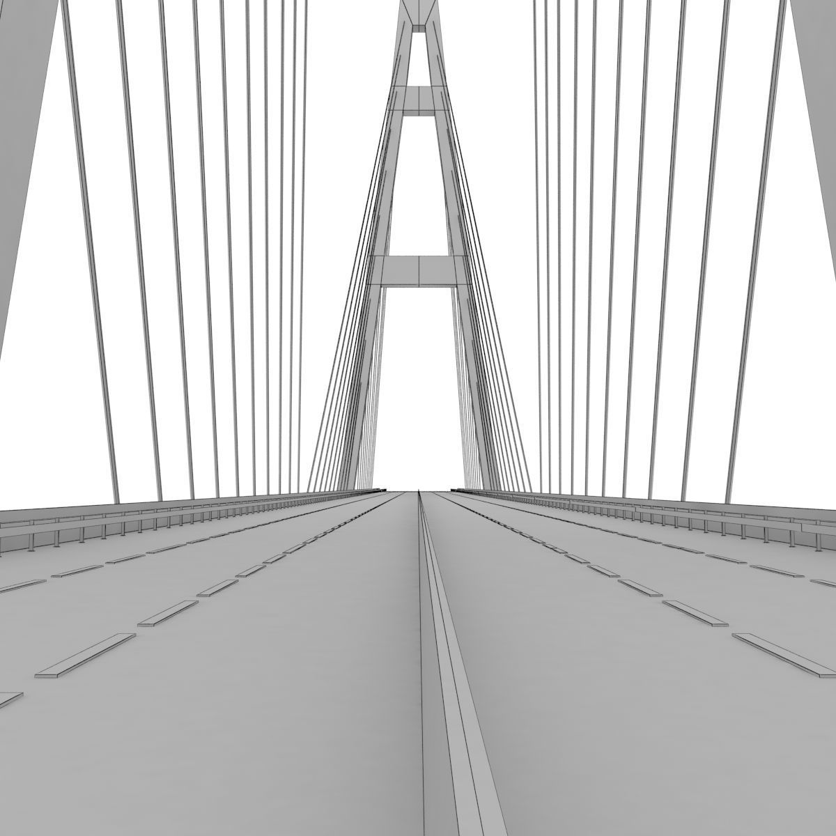 Bridge Russian Stylized low poly Low-poly 3D model_18