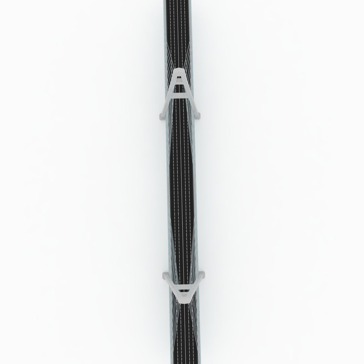 Bridge Russian Stylized low poly Low-poly 3D model_8