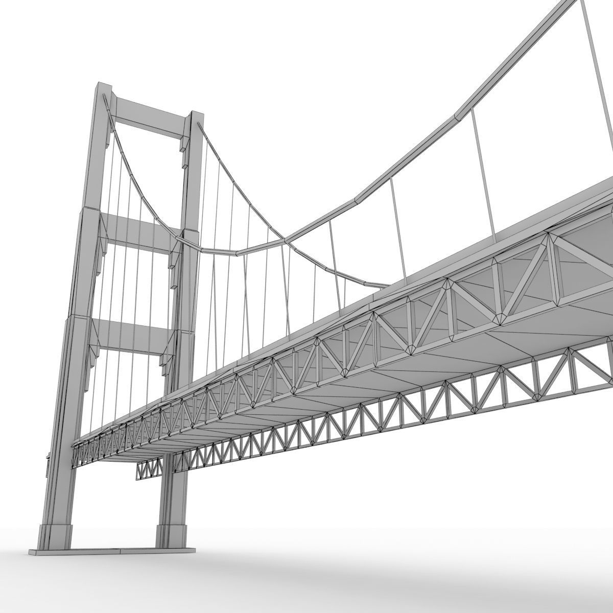 Bridge GG Stylized lowpoly Low-poly 3D model_17