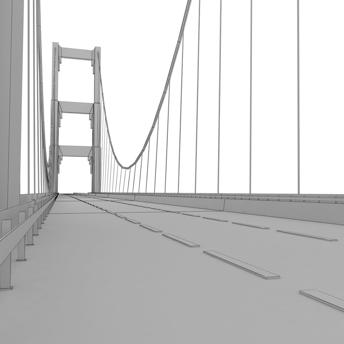 Bridge GG Stylized lowpoly Low-poly 3D model_12