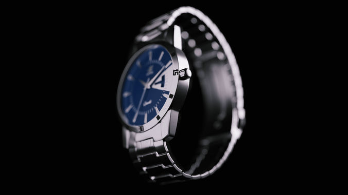 Wrist watch 3D model