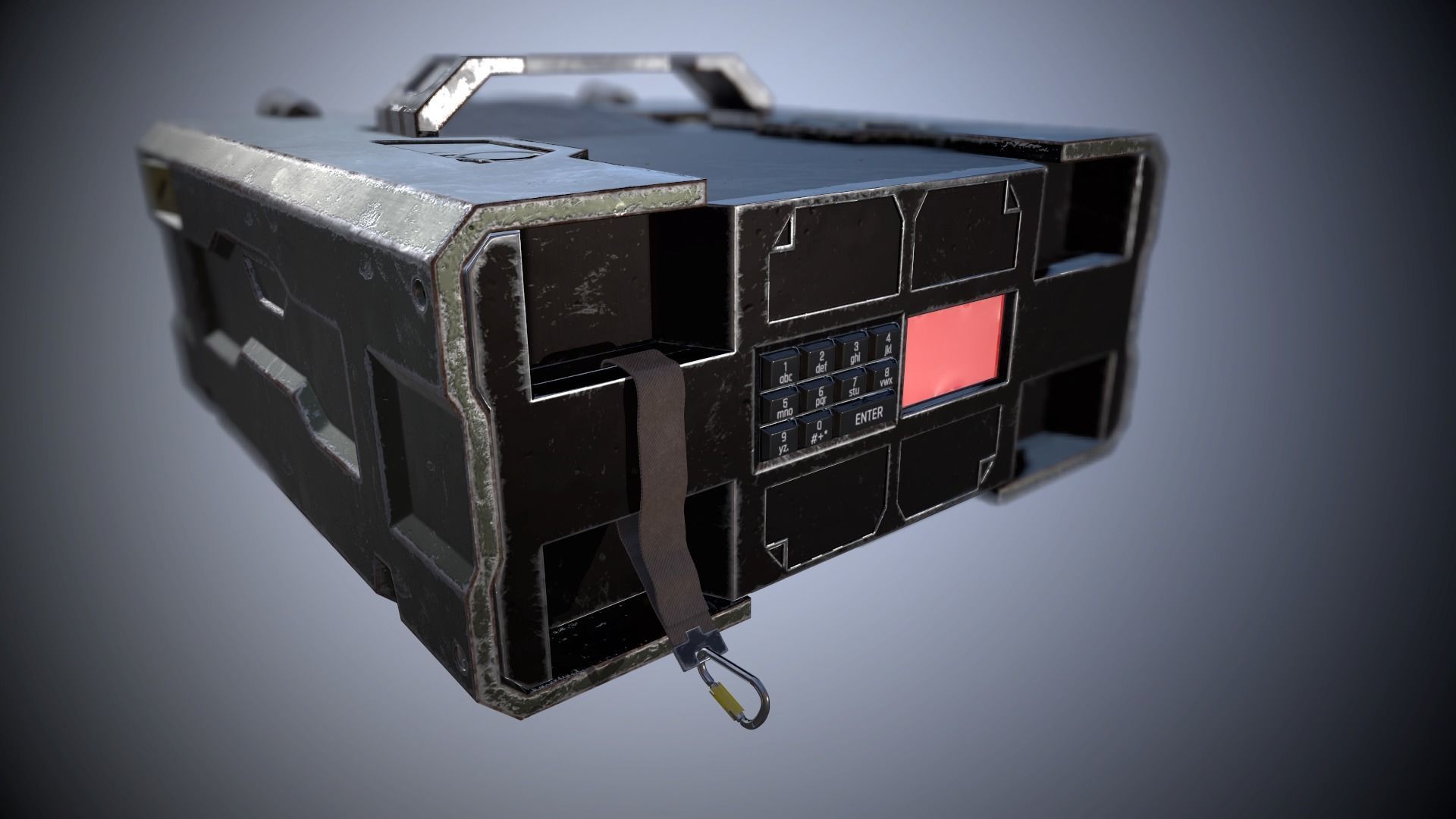 Military rangefinder Low-poly 3D model_4