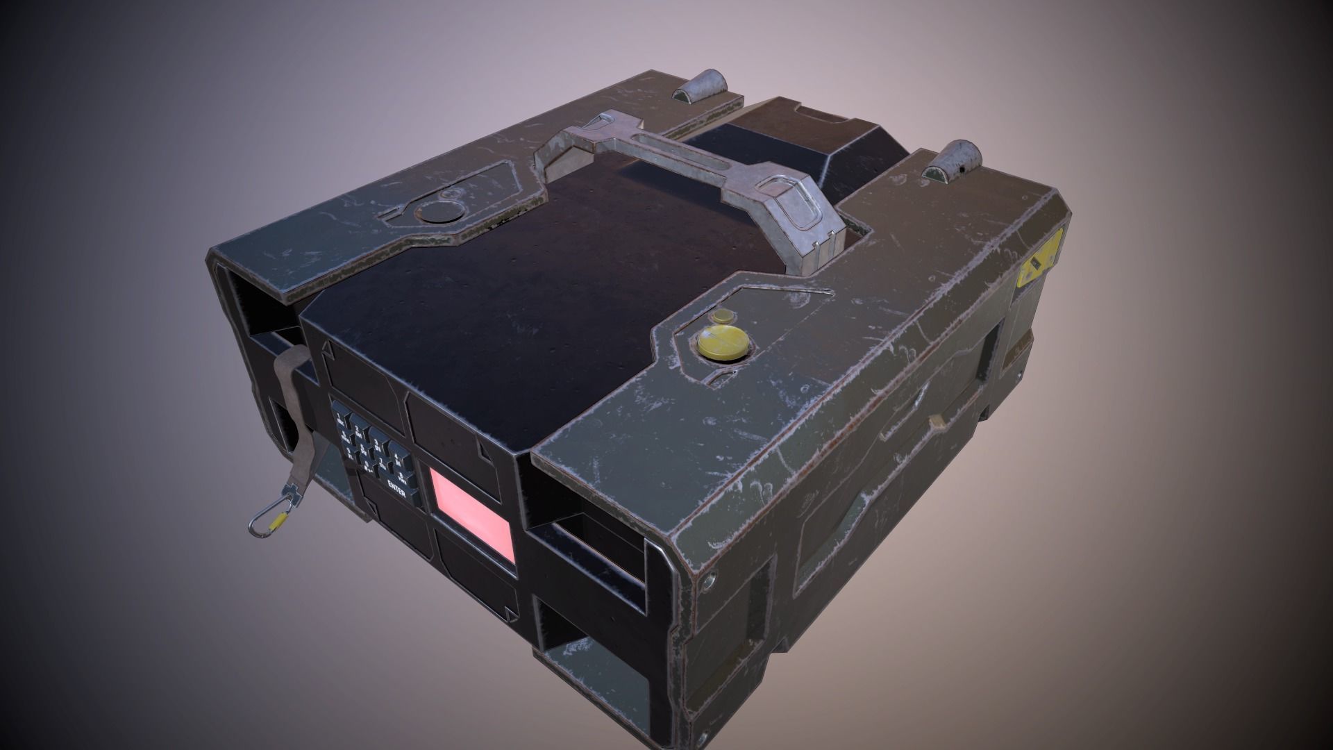 Military rangefinder Low-poly 3D model_6