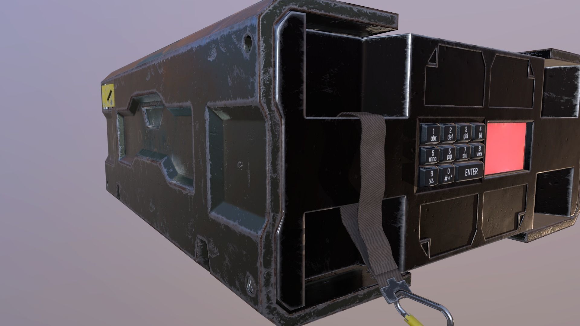 Military rangefinder Low-poly 3D model_7