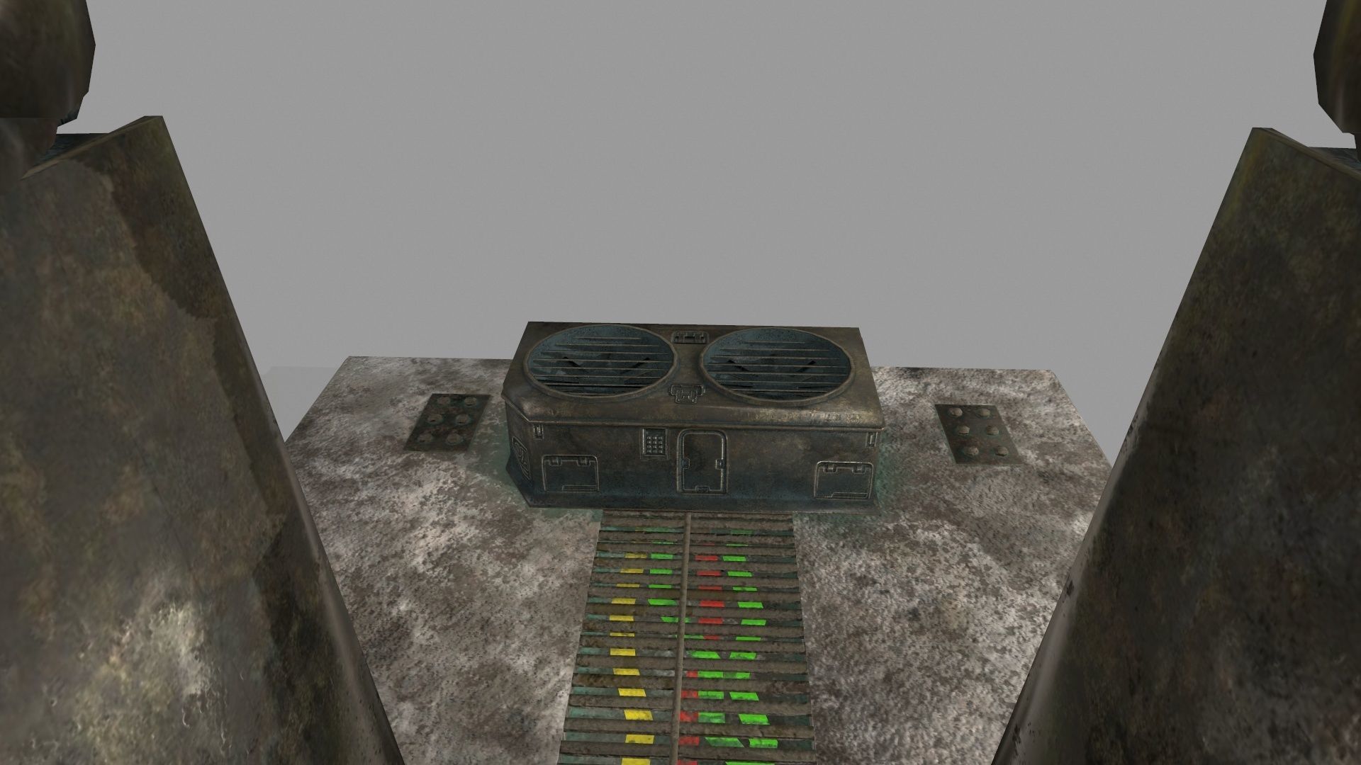 satellite dish Low-poly 3D model_3