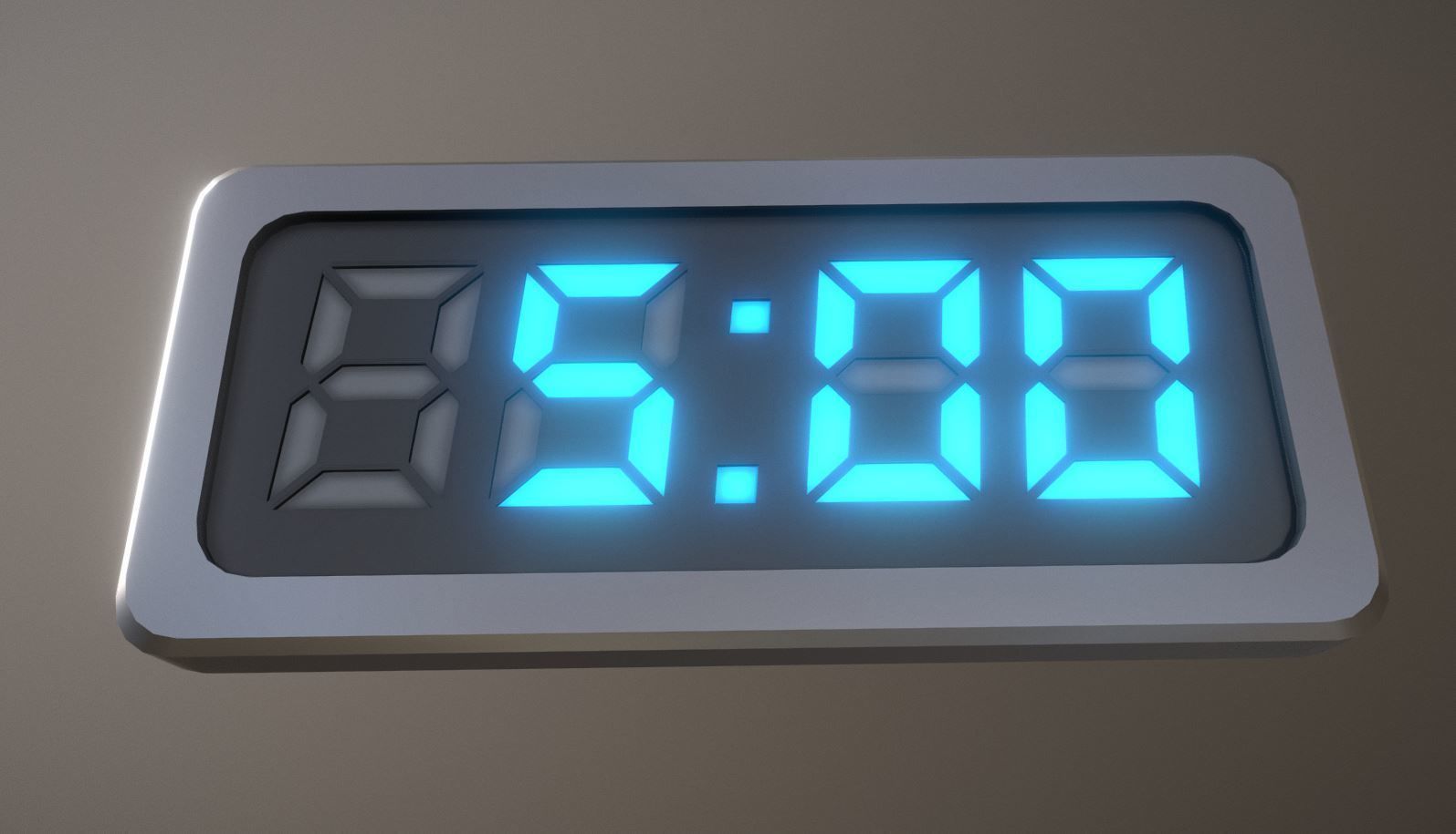 5-4-3-2-1-Video-Countdown-Simple-Version digital Low-poly 3D model_6