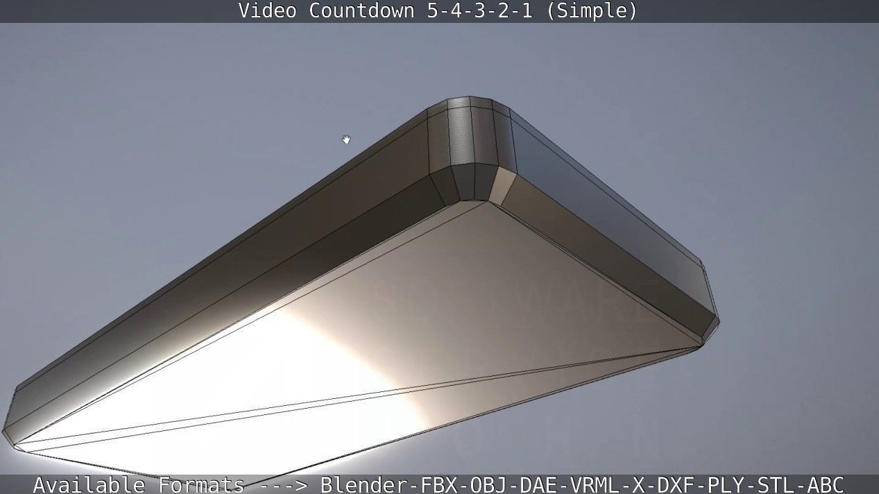 5-4-3-2-1-Video-Countdown-Simple-Version digital Low-poly 3D model_62