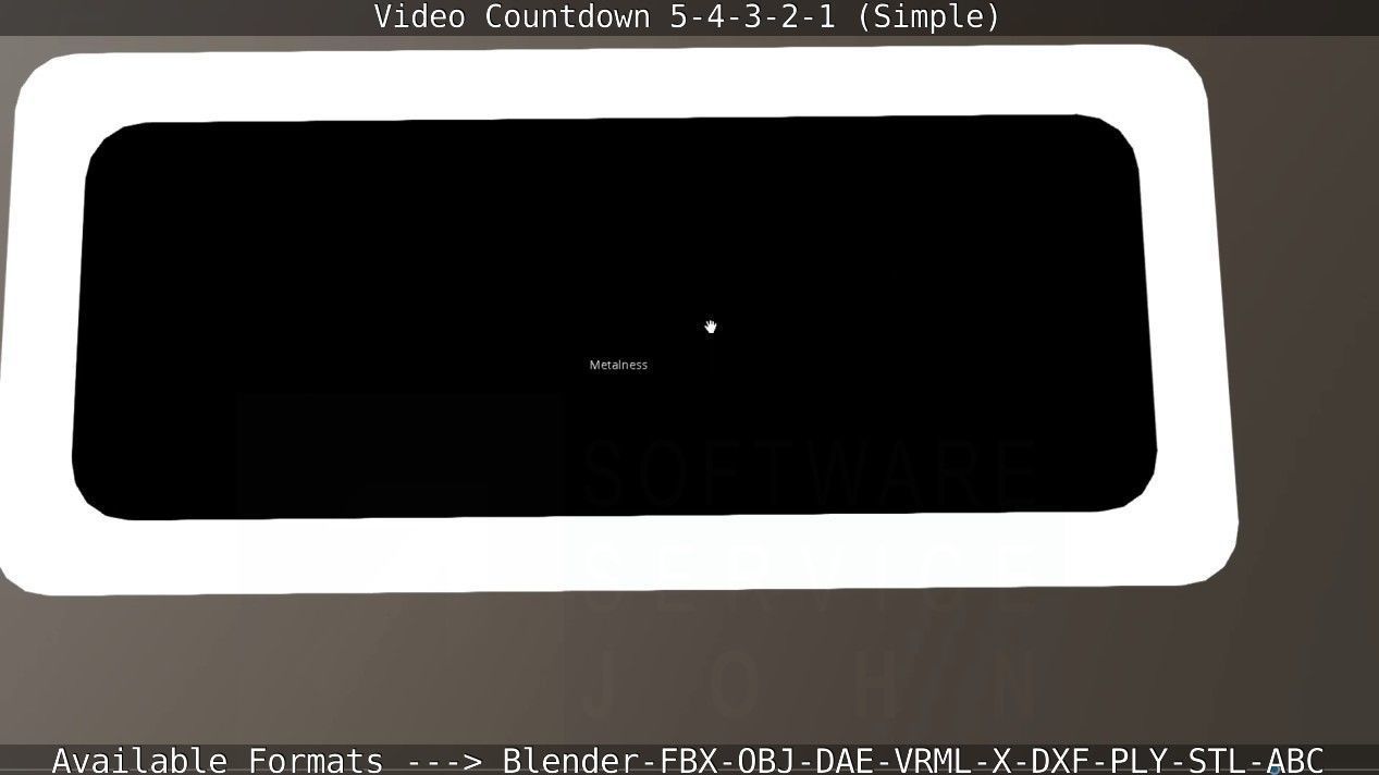 5-4-3-2-1-Video-Countdown-Simple-Version digital Low-poly 3D model_94