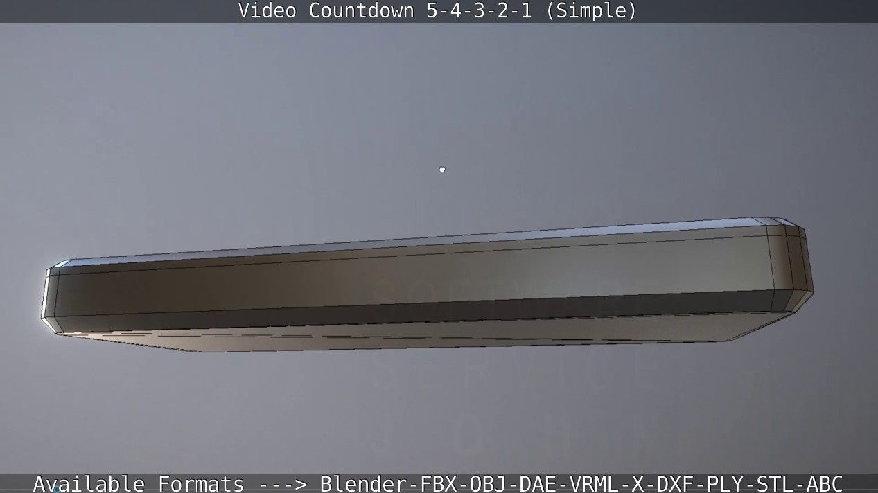 5-4-3-2-1-Video-Countdown-Simple-Version digital Low-poly 3D model_60