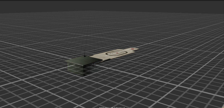 Target at the shooting range Low-poly 3D model_1