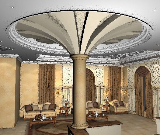 Sitting Hall 3D model_5