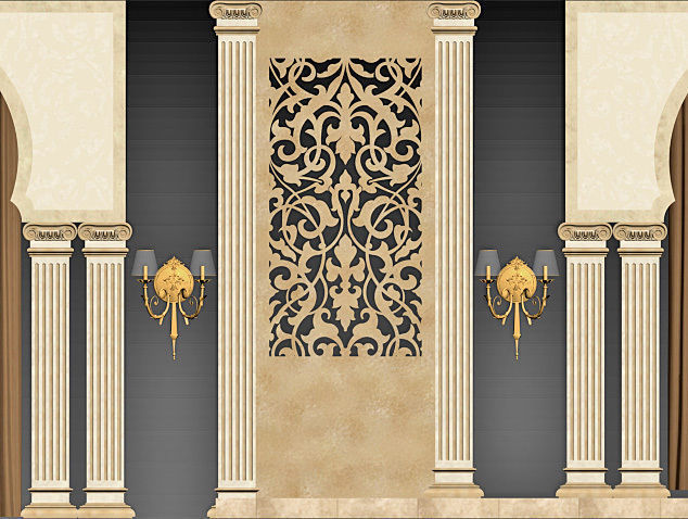 Sitting Hall 3D model_2