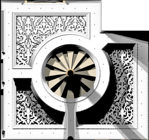 Sitting Hall 3D model_4