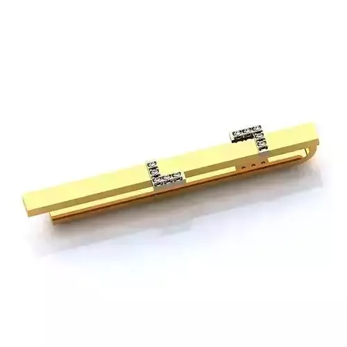 Gold Pendant With Diamonds 174 3D print model