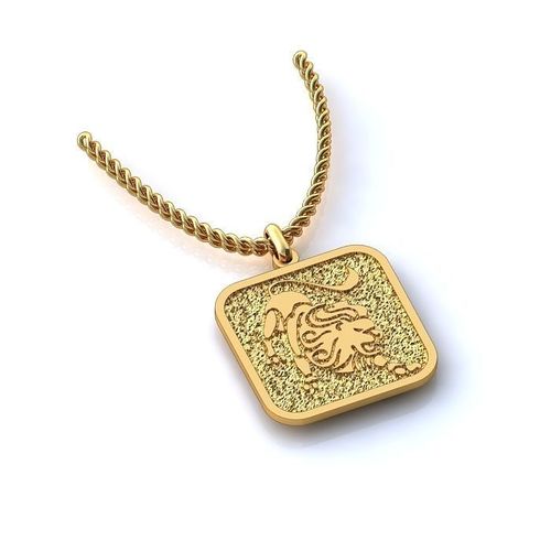 Leo Zodiac Sign Pendant 3D print model