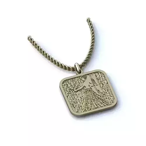 Virgo Zodiac Sign Pendant