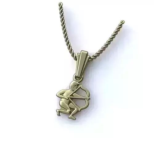 Sagittarus Zodiac Sign Pendant