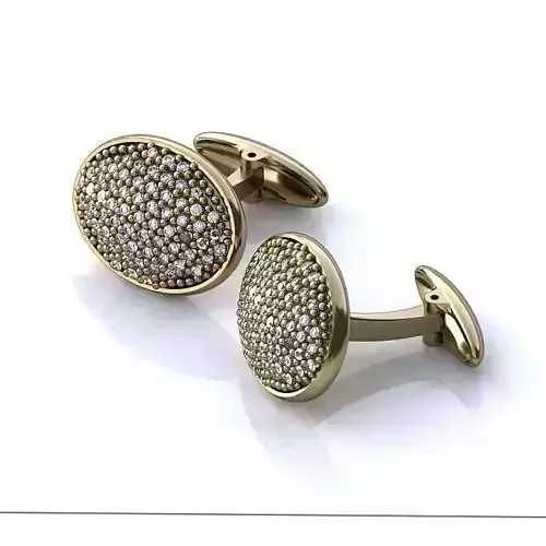 White Gold Ear Studs With Diamonds