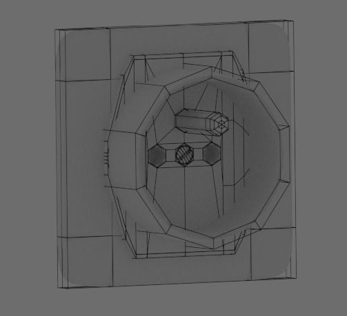 French plug 3D model_4