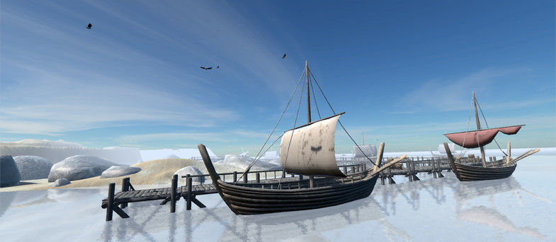 Wharf Constructor Low-poly 3D model_12