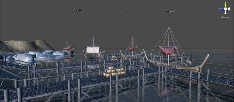 Wharf Constructor Low-poly 3D model_14